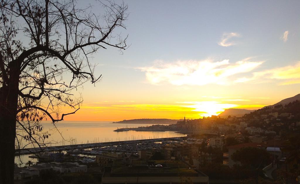 Cap Au Sud,Vue Panoramique Mer,Piscine Menton Exteriör bild