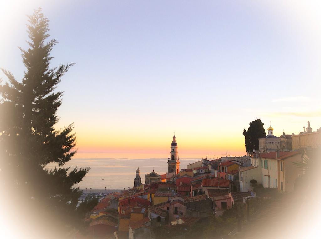 Cap Au Sud,Vue Panoramique Mer,Piscine Menton Exteriör bild