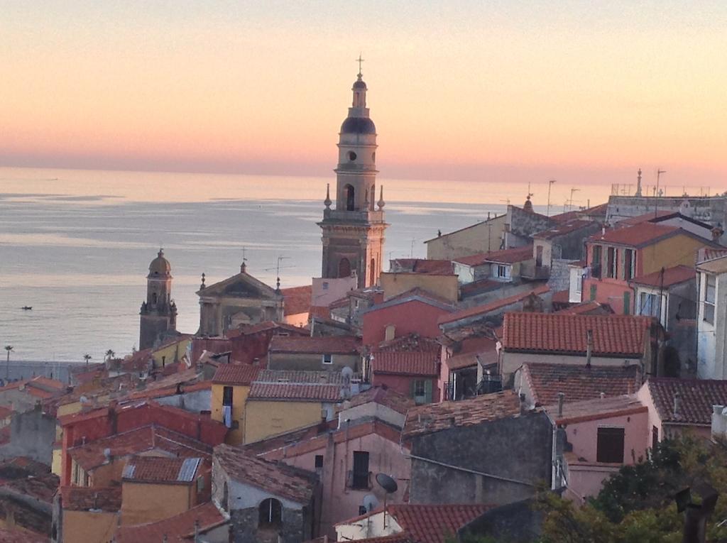 Cap Au Sud,Vue Panoramique Mer,Piscine Menton Exteriör bild