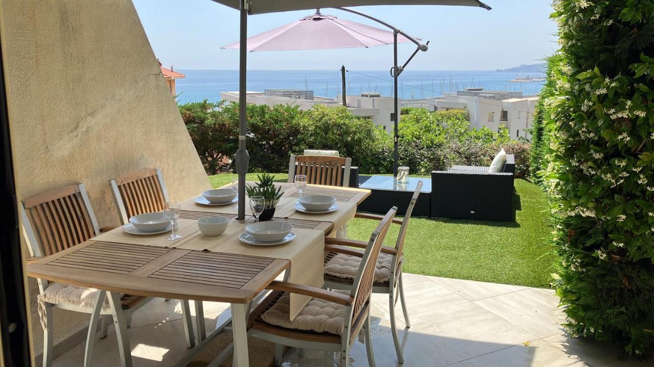 Cap Au Sud,Vue Panoramique Mer,Piscine Menton Exteriör bild